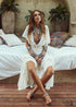 Boho Lace Bikini With Loose Holiday Dress